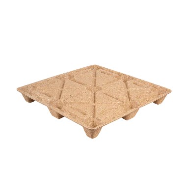 Palete de madeira moldada com nove pernas e um lado: a solução preferida para aumentar a eficiência logística e a estabilidade de carga